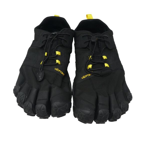 Vibram Five Fingers V-Trail 2.0 Black Yellow Running Trail Barefoot Shoes main image 13